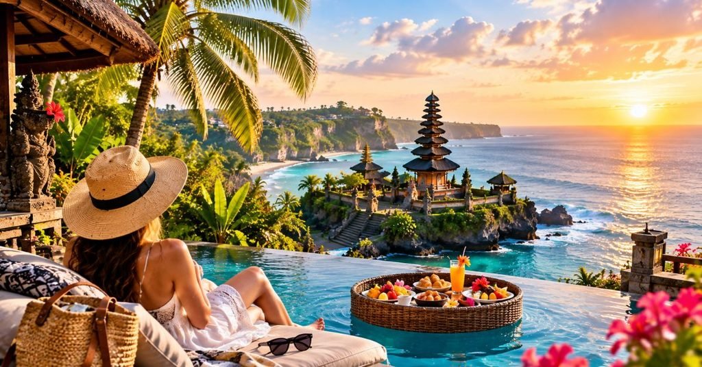 Bali tropical summer vacation destination