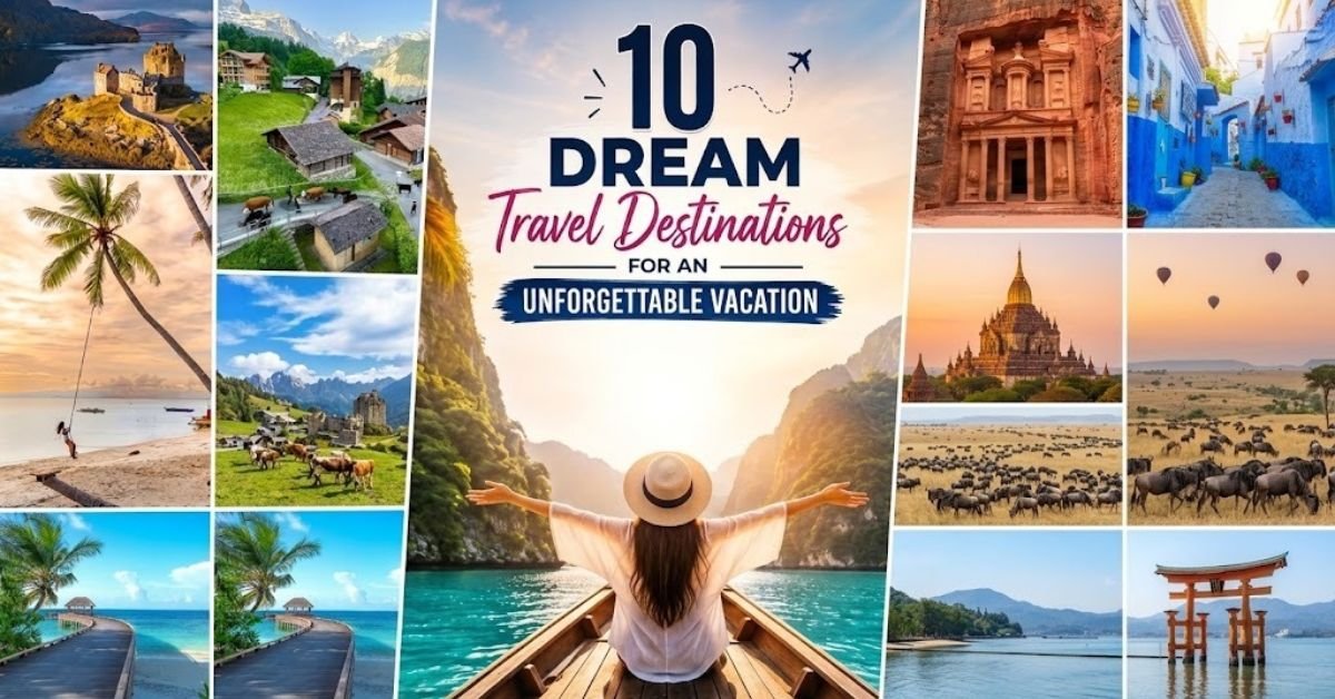 Dream Vacation Destinations: 12 Beautiful Places to Visit