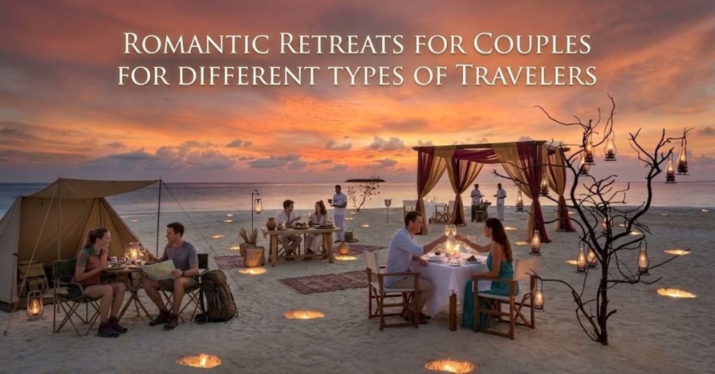 Romantic Retreats for Couples for Different Types of Travelers